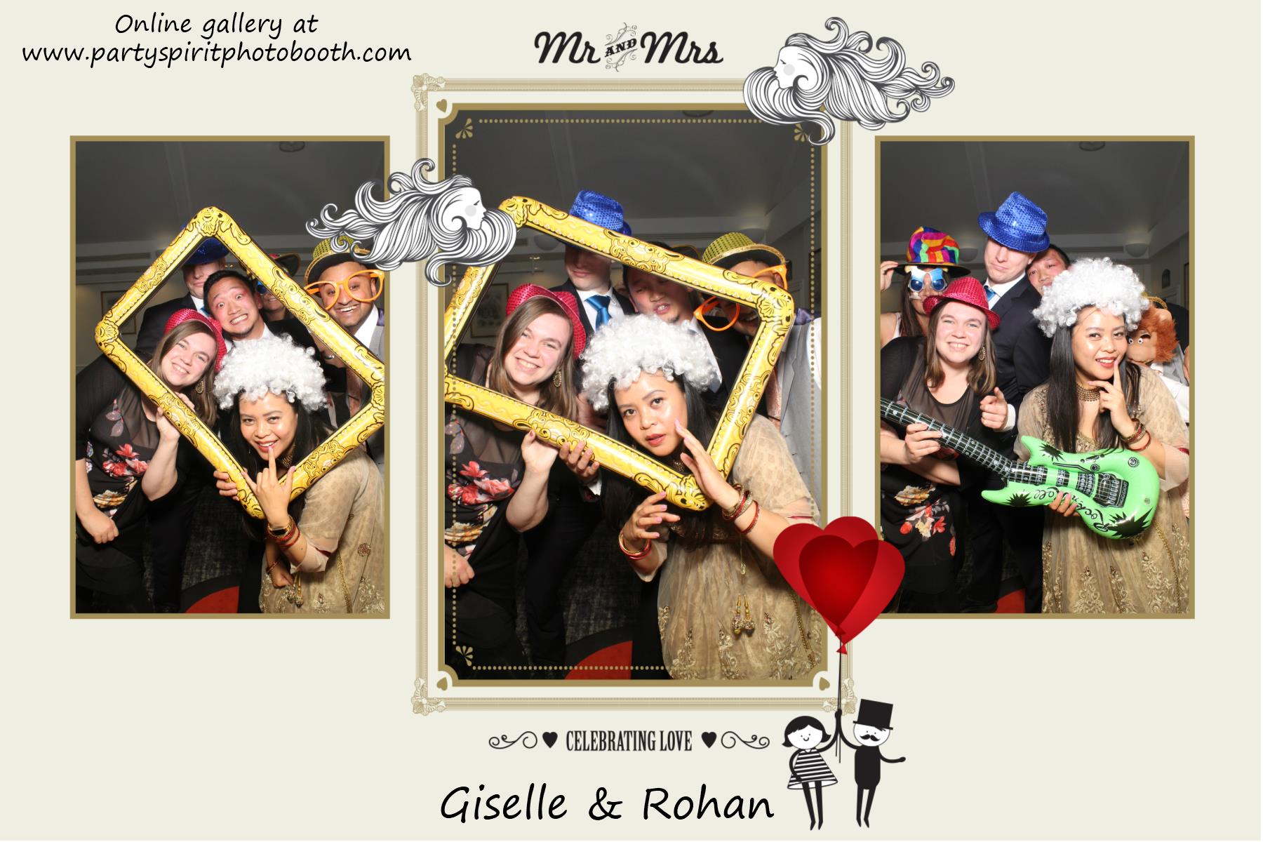 Giselle and Rohan's Wedding | View more photos from the event at gallery.partyspiritphotobooth.com/u/PartySpiritPhotoBooth/Giselle-and-Rohans-Wedding